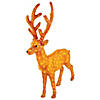 Northlight 4' Pre-Lit Acrylic Standing Reindeer Outdoor Christmas Decoration Image 1