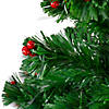 Northlight 4' Pre-Lit Color Changing Artificial Christmas Tree with Red Berries Image 4