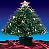 Northlight 4' Pre-Lit Fiber Optic Artificial Christmas Tree with Candles - Multi Lights Image 2