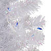 Northlight 4' Pre-lit Rockport White Pine Artificial Christmas Tree  Blue Lights Image 1