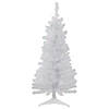 Northlight 4' Pre-lit Rockport White Pine Artificial Christmas Tree  Green Lights Image 1