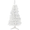 Northlight 4' Pre-Lit Slim White Pine Artificial Christmas Tree - Blue Lights Image 1
