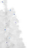 Northlight 4' Pre-Lit Slim White Pine Artificial Christmas Tree - Blue Lights Image 2