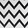 Northlight 4' Proper 6' Black and White Chevron Rectangular Outdoor Area Rug Image 3