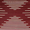 Northlight 4' Proper 6' Red and Beige Tribal Pattern Rectangular Outdoor Area Rug Image 3