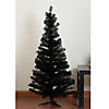 Northlight 4' x 24" Slim Black Tinsel Artificial Christmas Tree - Unlit Image 2