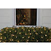 Northlight 4' x 6' Clear Mini Incandescent Christmas Net Lights - Green Wire Image 1