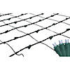 Northlight 4' x 6' Pure White LED Wide Angle Net Style Christmas Lights - Green Wire Image 1