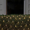 Northlight 4' x 6' Warm White LED Wide Angle Net Style Christmas Lights  White Wire Image 1