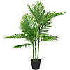 Northlight 40&quot; Artificial Green Mini Palm Tree in Black Pot Image 1