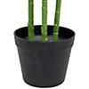 Northlight 40&quot; Artificial Green Mini Palm Tree in Black Pot Image 4