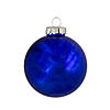 Northlight 40ct Shiny and Matte Royal Blue and Silver Glass Ball Christmas Ornaments 2.5" (63mm) Image 2