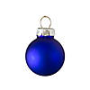 Northlight 40ct Shiny and Matte Royal Blue and Silver Glass Ball Christmas Ornaments 2.5" (63mm) Image 3