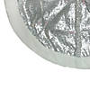 Northlight 47" Silver Sequins Sherpa Border Christmas Tree Skirt Image 2