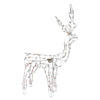 Northlight 48-Inch Lighted White Standing Reindeer Animated Outdoor Christmas Decoration Image 2