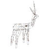 Northlight 48-Inch Lighted White Standing Reindeer Animated Outdoor Christmas Decoration Image 3