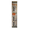 Northlight 48" Orange and Black Wooden "Happy Fall" Wall Sign Image 1