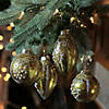Northlight 4ct Gold and Silver Shiny Glass Christmas Ball Ornaments 2.75" (70mm) Image 1