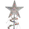 Northlight 4ft Lighted Spiral Christmas Tree with Star Tree Topper  Multi Lights Image 1