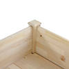 Northlight: 4ft Natural Wood Raised Garden Bed Planter Box with Liner Image 4