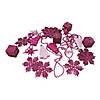 Northlight 5.5" Bubblegum Pink Shatterproof 4-Finish Christmas Ornaments, 125 Count Image 2