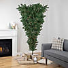 Northlight 5.5' Pre-Lit Medium Upside Down Spruce Artificial Christmas Tree  Clear Lights Image 1