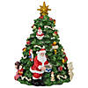 Northlight 5.5" Santa Christmas Tree Rotating Music Box Image 1