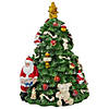 Northlight 5.5" Santa Christmas Tree Rotating Music Box Image 2