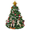 Northlight 5.5" Santa Christmas Tree Rotating Music Box Image 3