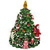 Northlight 5.5" Santa Christmas Tree Rotating Music Box Image 4