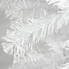 Northlight 5.5' x 38" White Upside Down Spruce Medium Artificial Christmas Tree - Unlit Image 1