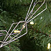 Northlight 5.75" LED Lighted B/O Gold Wire Diamond Christmas Garland - Warm White Lights Image 2