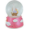 Northlight 5" Children's Pink Sleepy Time Musical Snow Globe Image 3
