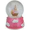 Northlight 5" Children's Pink Sleepy Time Musical Snow Globe Image 4