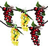 Northlight 5-Count Red and Green Grape Cluster String Light Set  8ft Brown Wire Image 1