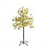 Northlight 5' Pre-Lit LED Lighted Fall Harvest Yellow Maple Leaf Artificial Tree - White Lights Image 1