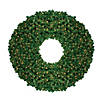 Northlight 5' Pre-Lit Olympia Pine Commercial Artificial Christmas Wreath - Clear Lights Image 1