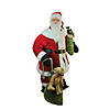 Northlight - 5' Red Animated Musical Inflatable Santa Claus Christmas Decoration Image 1