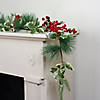 Northlight 5' x 5" Holly and Pine Springs Artificial Christmas Garland - Unlit Image 1