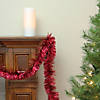 Northlight 50' Traditional Shiny Red 6 Ply Christmas Foil Tinsel Garland - Unlit Image 2