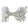 Northlight 50' White Commercial C9 Christmas Light Socket Set Image 1