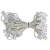 Northlight 50' White Commercial C9 Christmas Light Socket Set Image 2