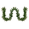 Northlight 50' x 10" Pre-Lit Buffalo Fir Commercial Artificial Christmas Garland - Warm White Lights Image 1