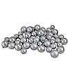 Northlight 50ct Silver Shatterproof 2-Finish Christmas Ball Ornaments 2" (50mm) Image 1