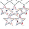 Northlight 5ct Patriotic Star Fourth of July Light Set 5.25ft White Wire Image 1