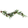 Northlight 5ft Blueberry Eucalyptus Pine Artificial Christmas Garland - Unlit Image 1