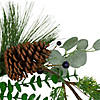 Northlight 5ft Blueberry Eucalyptus Pine Artificial Christmas Garland - Unlit Image 2