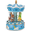 Northlight 6.5" Children's Blue Rotating Sleepy Time Musical Carousel Image 2