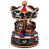 Northlight 6.5" Children's Rotating Pirate Ship Carousel Music Box Image 3