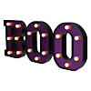Northlight 6.5" LED Black and Purple BOO Halloween Marquee Sign Image 3